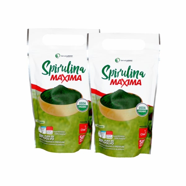 2 Spirulina Mater powder bag of 500 grams