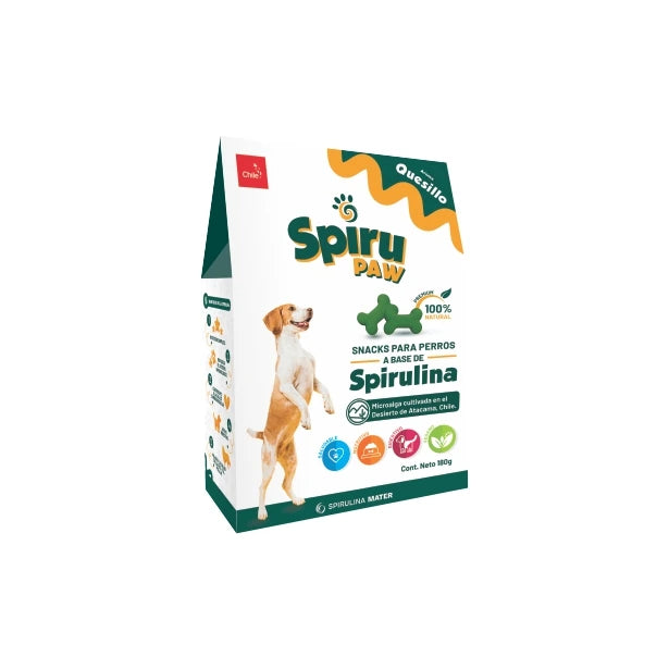 Snack for Dogs based on Spirulina Aroma Quesillos