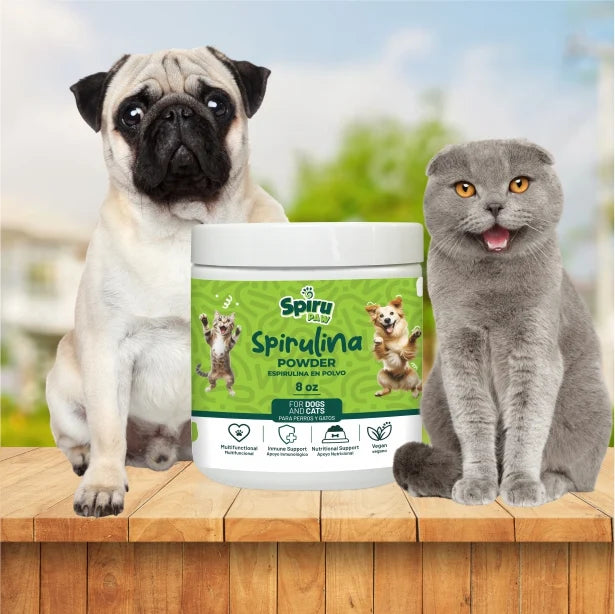 Espirulina en polvo SPIRU PAW para perros y gatos 227g