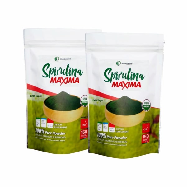 Pack x2 Espirulina en Polvo Orgánica SPIRULINA MATER 150g