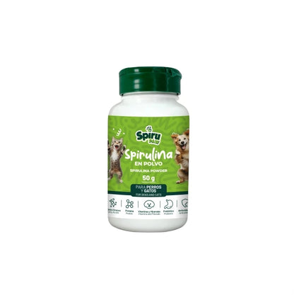 Espirulina en polvo SPIRU PAW para perros y gatos 50g
