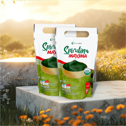 2 Spirulina Mater powder bag of 500 grams 