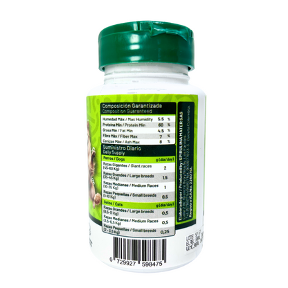 Espirulina en polvo SPIRU PAW para perros y gatos 50g