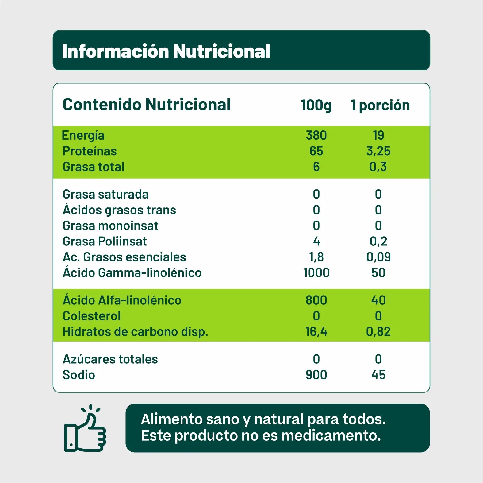 Espirulina en Polvo Orgánica 500g + ENVÍO GRATIS