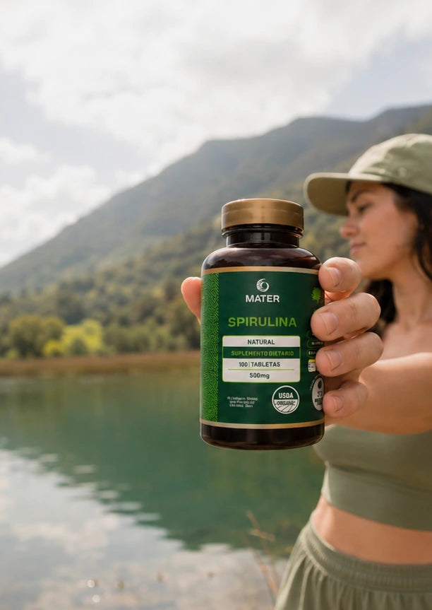 Toda la fuerza de la espirulina. 
Ahora más práctica.