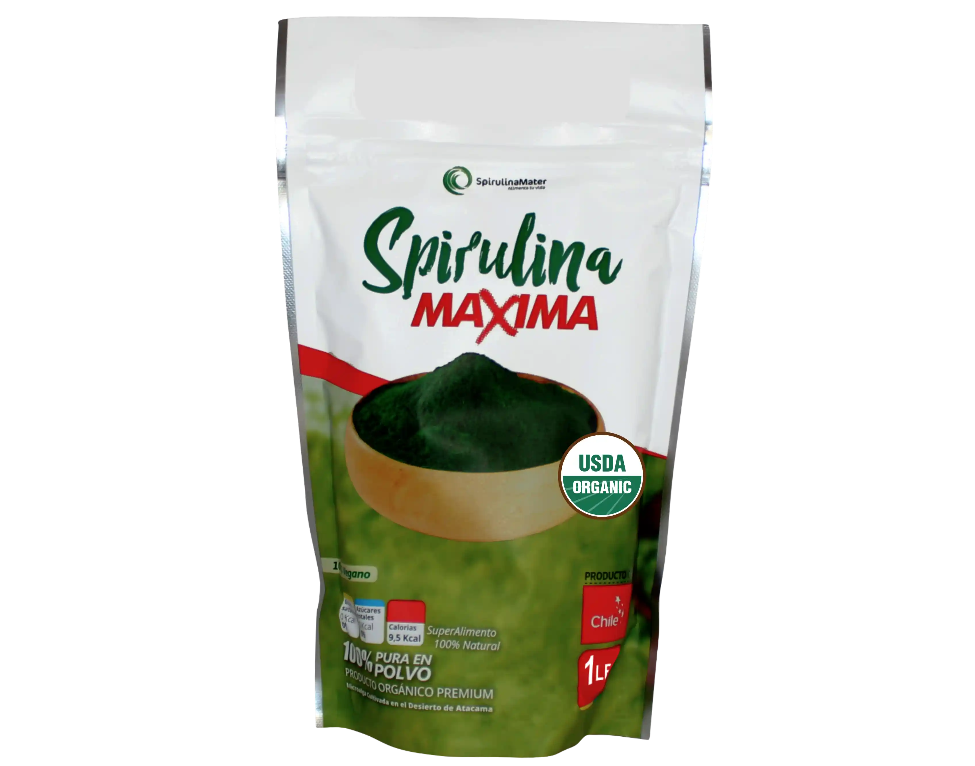 Espirulina en Polvo Orgánica 500g + ENVÍO GRATIS