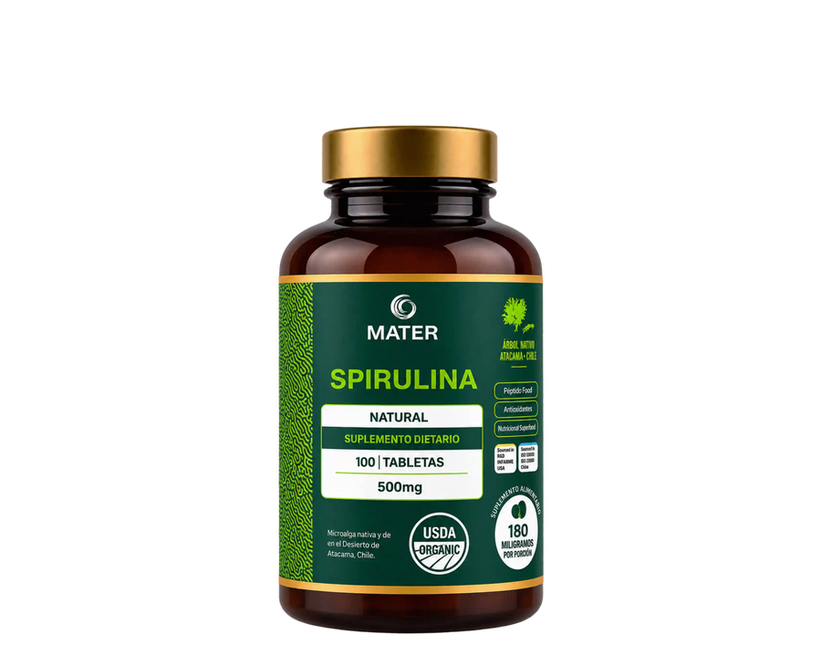 Espirulina En Tabletas 100 Unidades