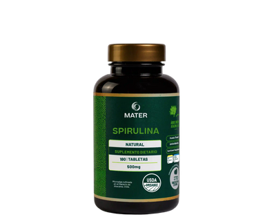 Espirulina Premium En Tabletas 180 Unidades + ENVÍO GRATIS