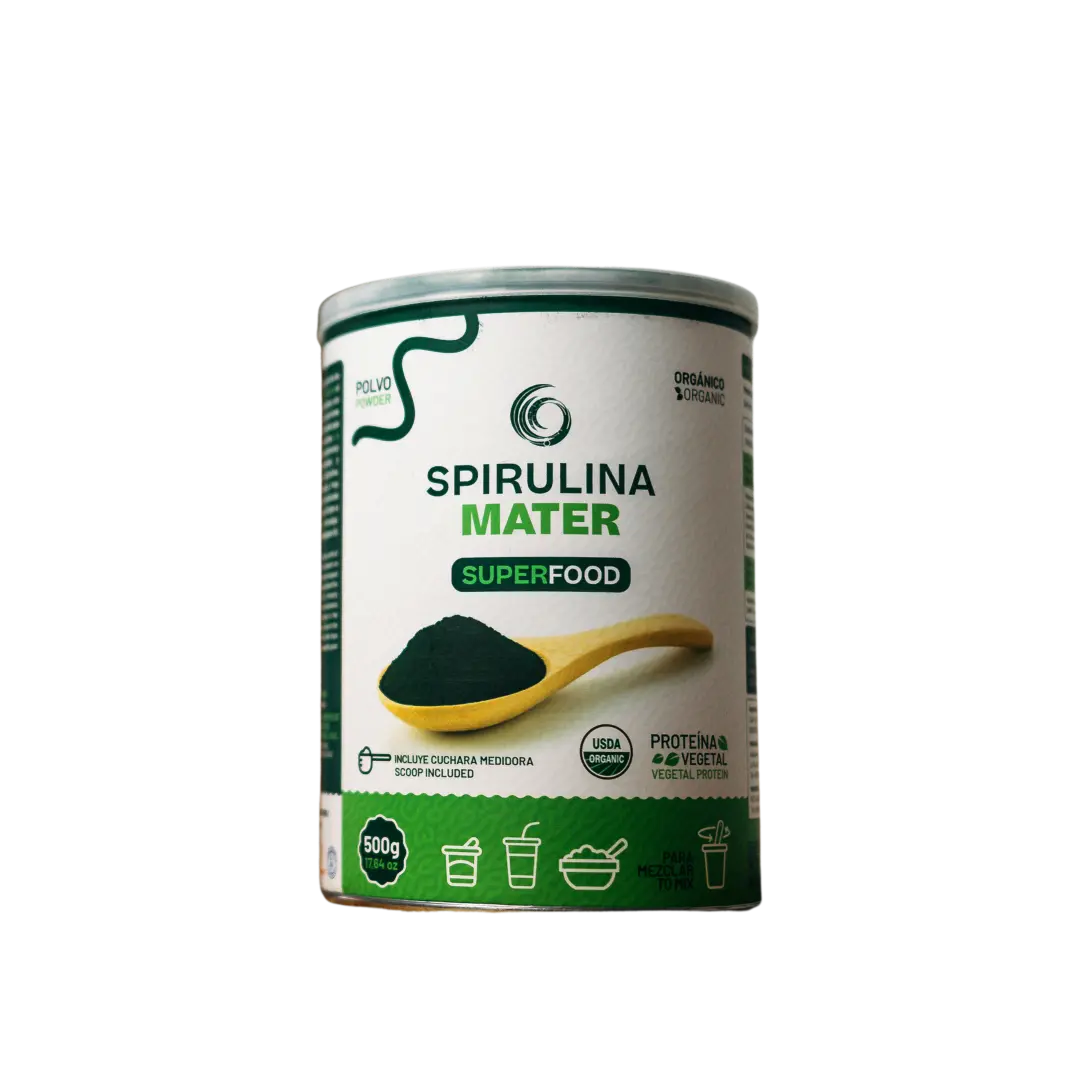 Espirulina en Polvo Orgánica 500g + ENVÍO GRATIS